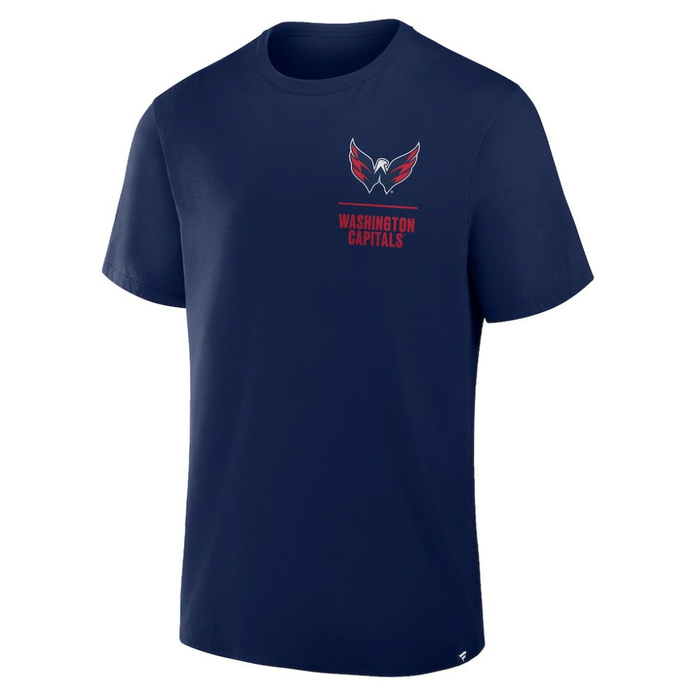 NHL Washington Capitals Fanatics Crash The Net Legacy T-Shirt - Navy