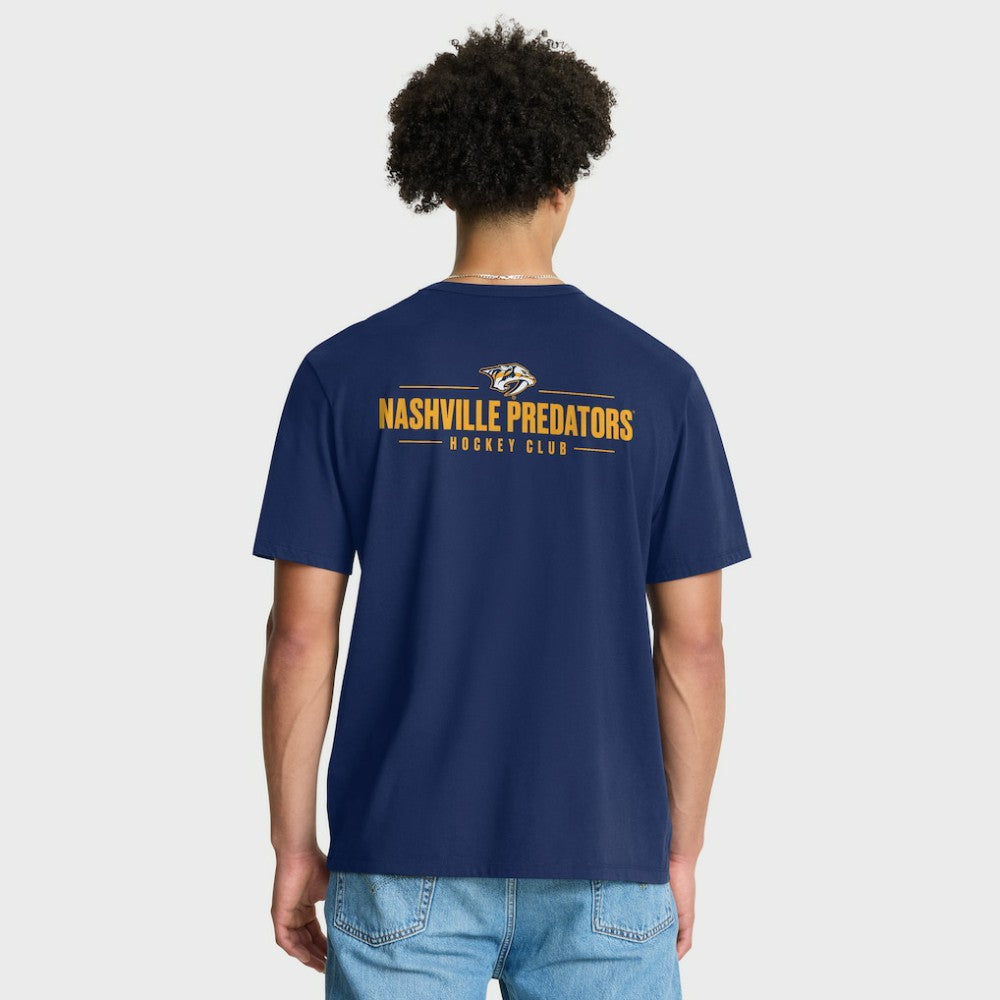 NHL Nashville Predators Fanatics Crash The Net Legacy T-Shirt - Navy