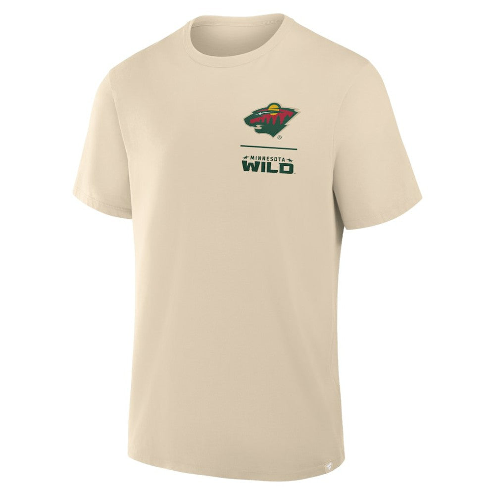 NHL Minnesota Wild Fanatics Crash The Net Legacy T-Shirt - Natural
