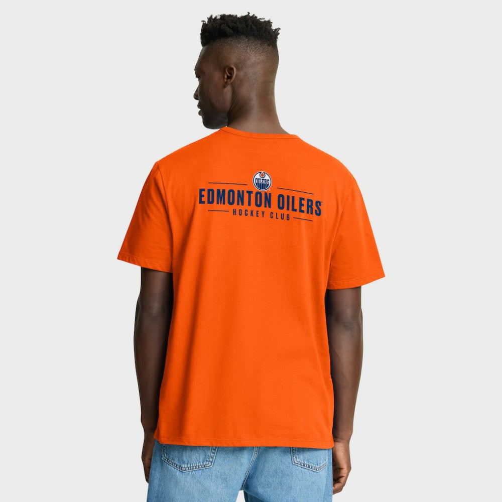 NHL Edmonton Oilers Fanatics Crash The Net Legacy T-Shirt - Orange