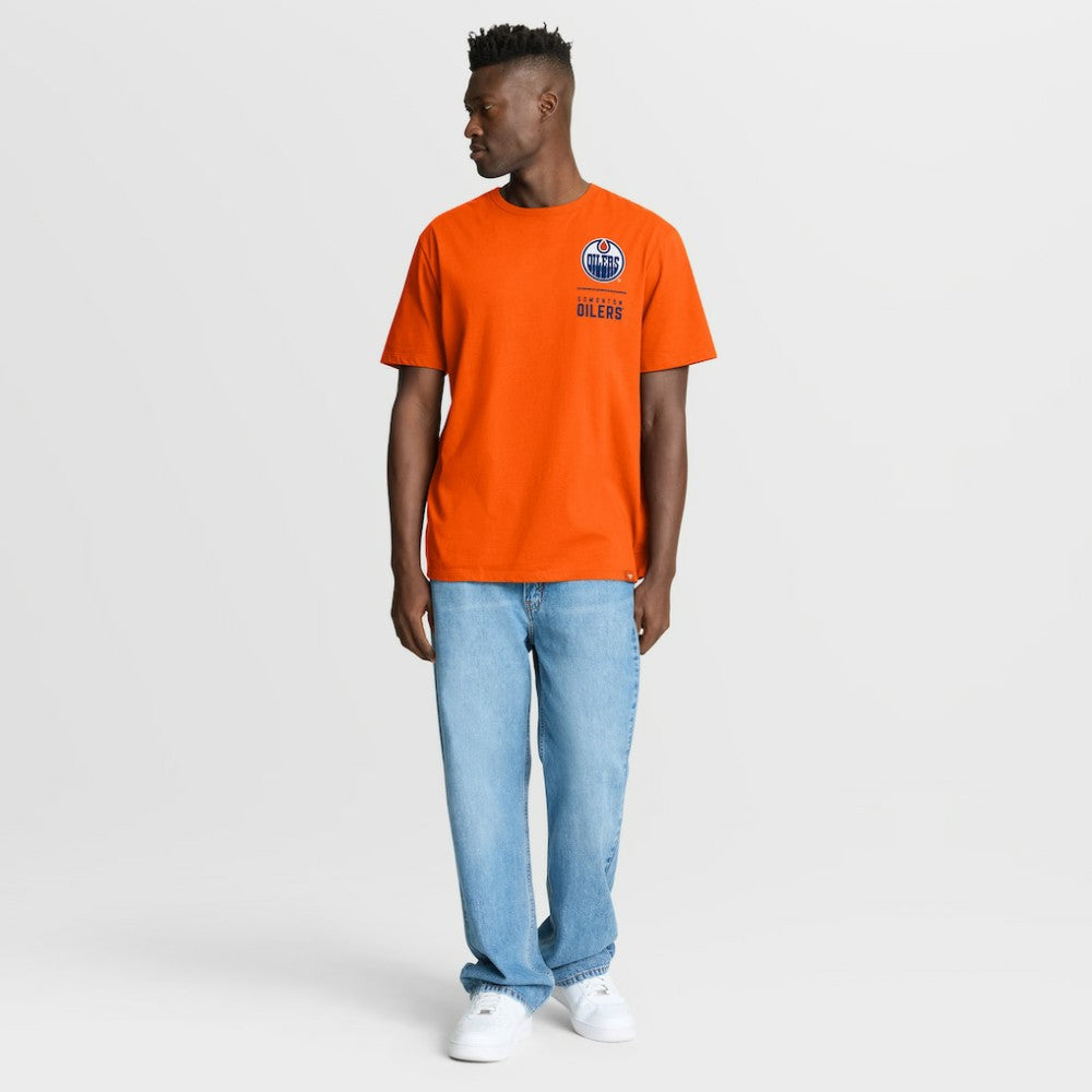 NHL Edmonton Oilers Fanatics Crash The Net Legacy T-Shirt - Orange
