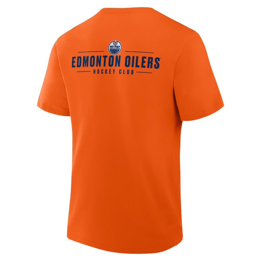 NHL Edmonton Oilers Fanatics Crash The Net Legacy T-Shirt - Orange