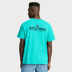 NHL Seattle Kraken Fanatics Crash The Net Legacy T-Shirt - Light Blue