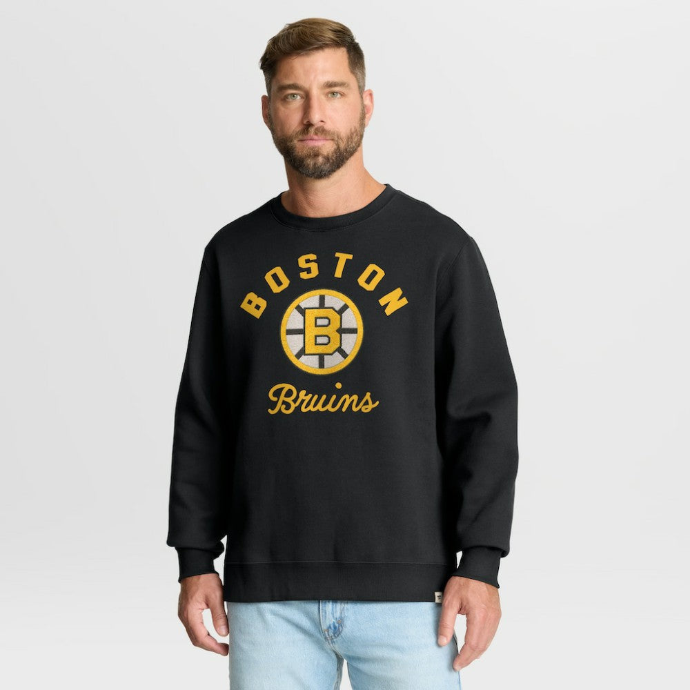 NHL Boston Bruins Fanatics Vintage Stickler Sweatshirt - Black