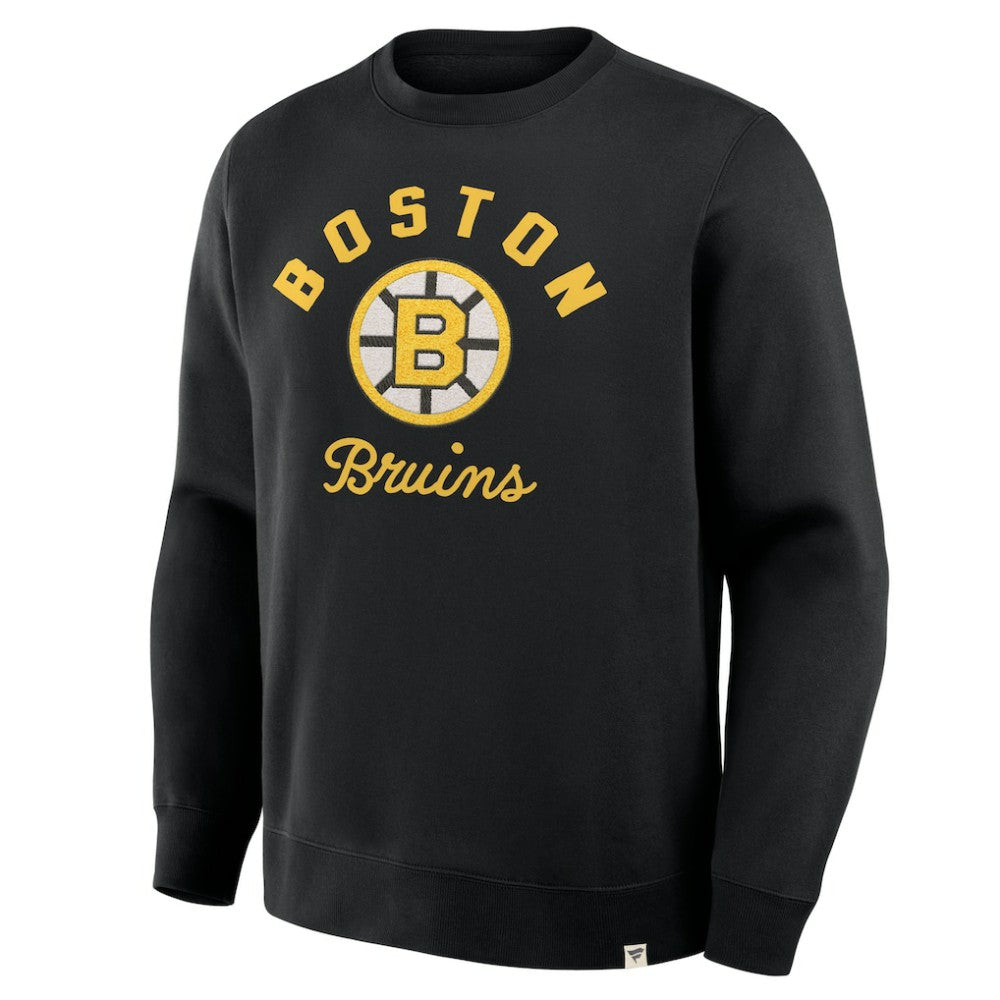 NHL Boston Bruins Fanatics Vintage Stickler Sweatshirt - Black