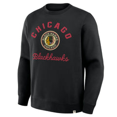 NHL Chicago Blackhawks Fanatics Vintage Stickler Sweatshirt - Black