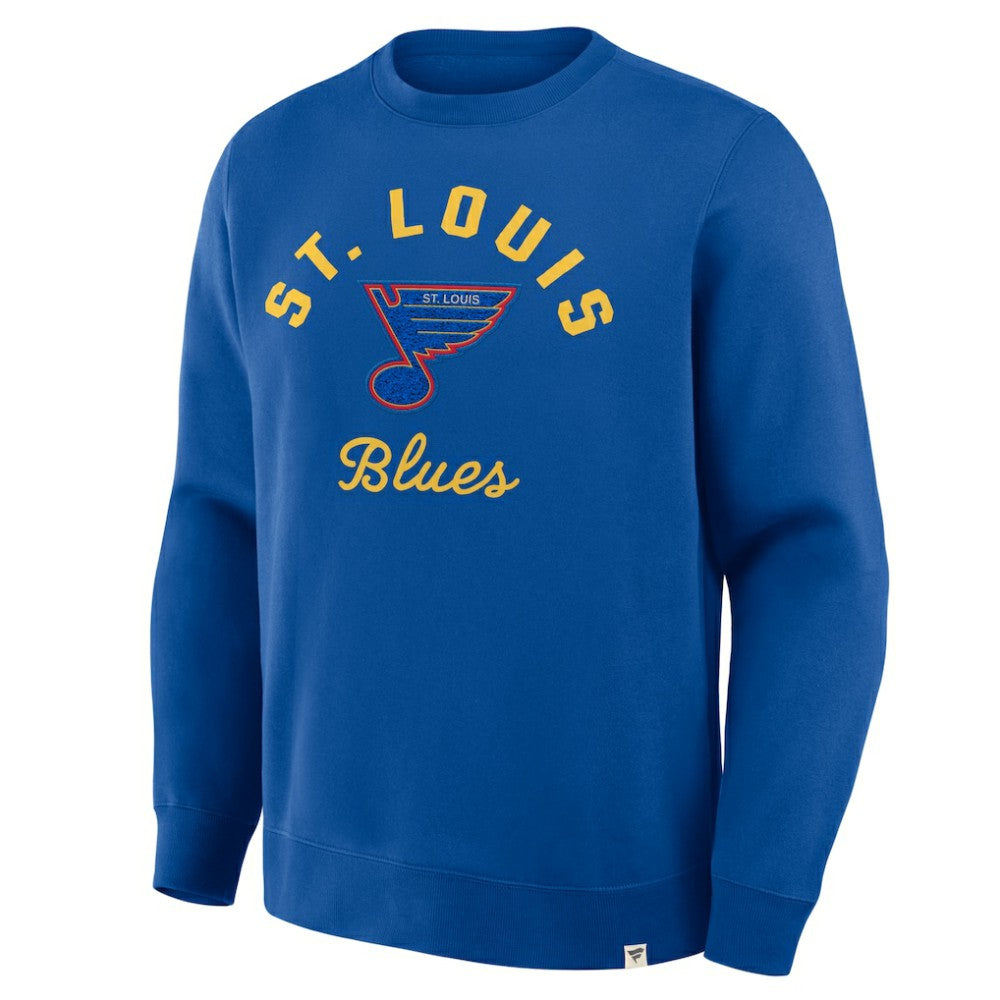 NHL St. Louis Blues Fanatics Vintage Stickler Sweatshirt - Blue