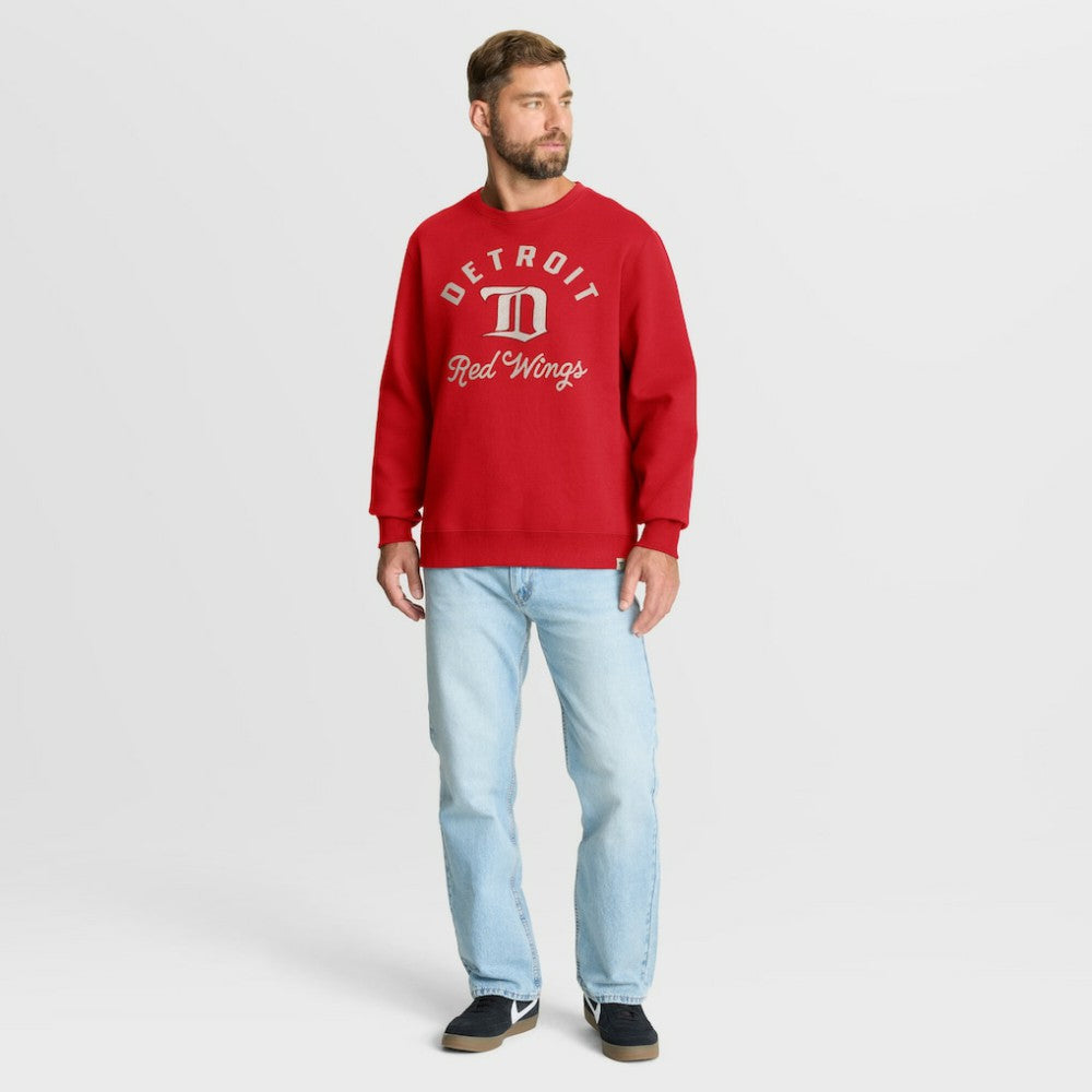 NHL Detroit Red Wings Fanatics Vintage Stickler Sweatshirt - Red