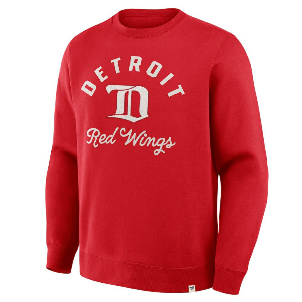 NHL Detroit Red Wings Fanatics Vintage Stickler Sweatshirt - Red
