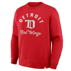 NHL Detroit Red Wings Fanatics Vintage Stickler Sweatshirt - Red