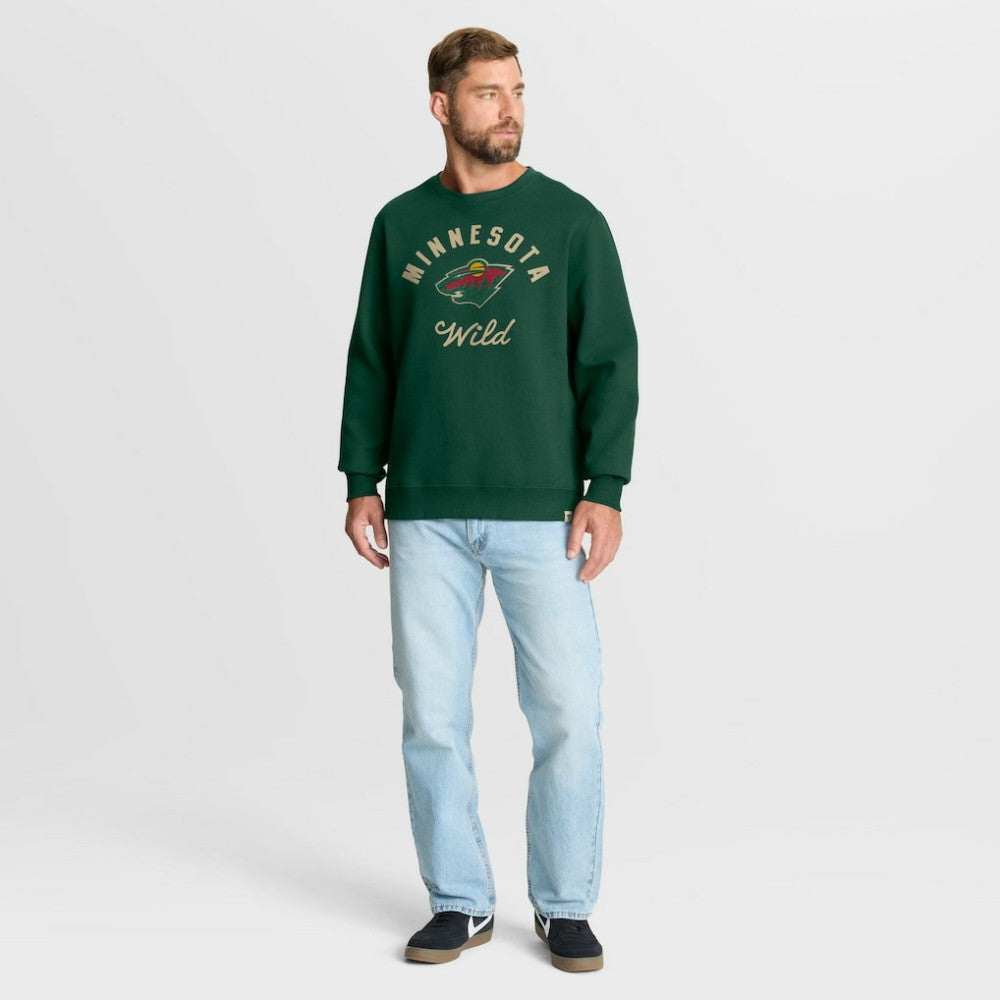 NHL Minnesota Wild Fanatics  Stickler Sweatshirt - Green