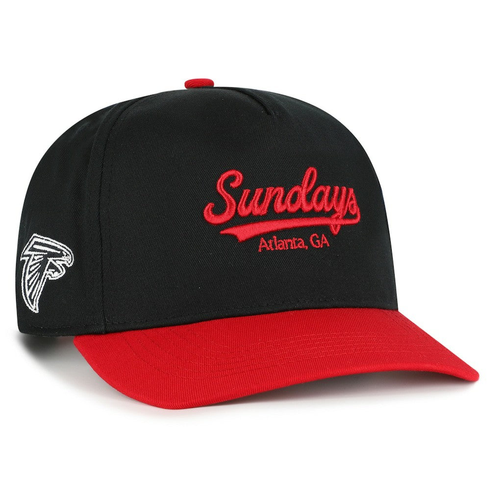 Atlanta Falcons '47 Sundays Sure Shot Hitch Two-Tone Adjustable Hat Black/Red