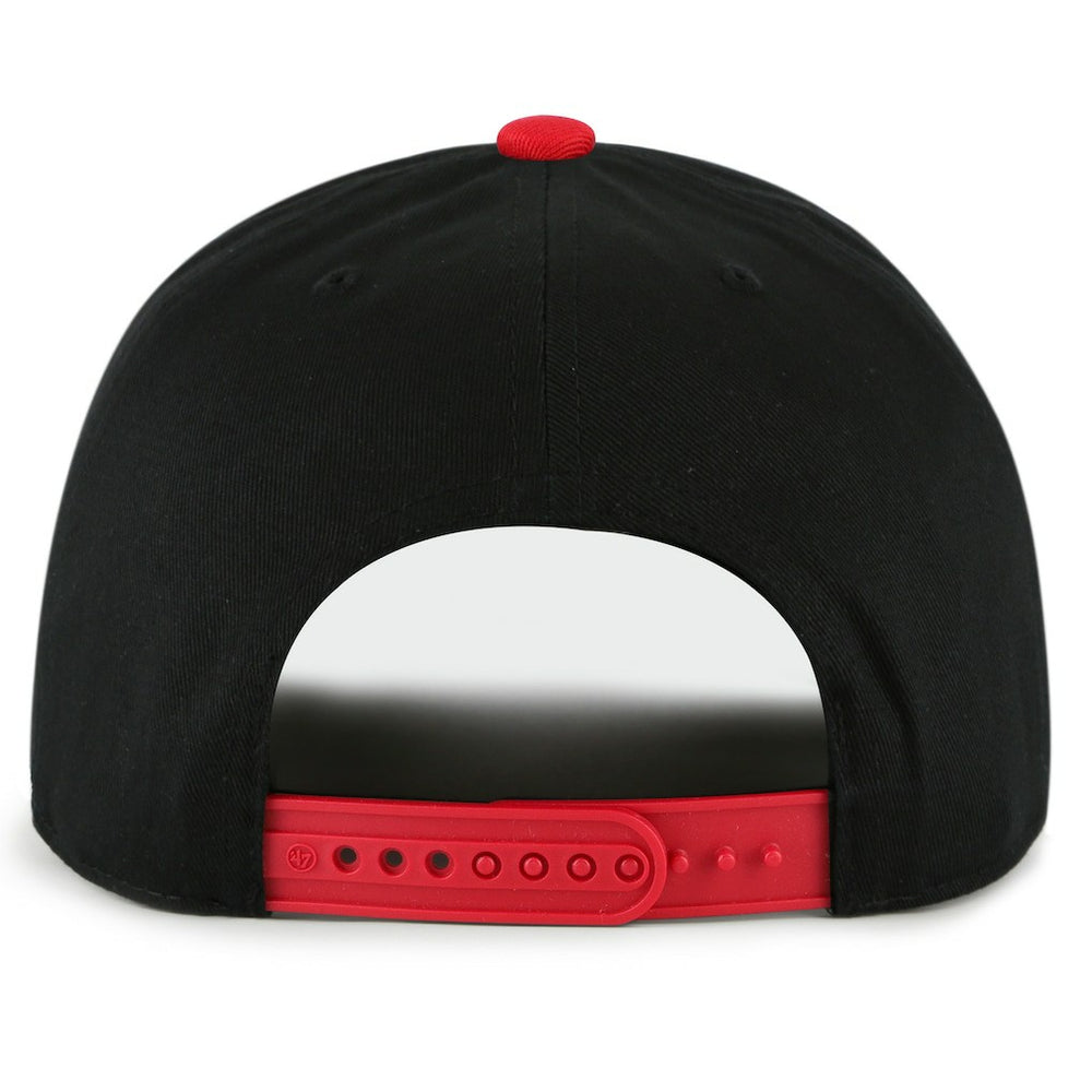 Atlanta Falcons '47 Sundays Sure Shot Hitch Two-Tone Adjustable Hat Black/Red
