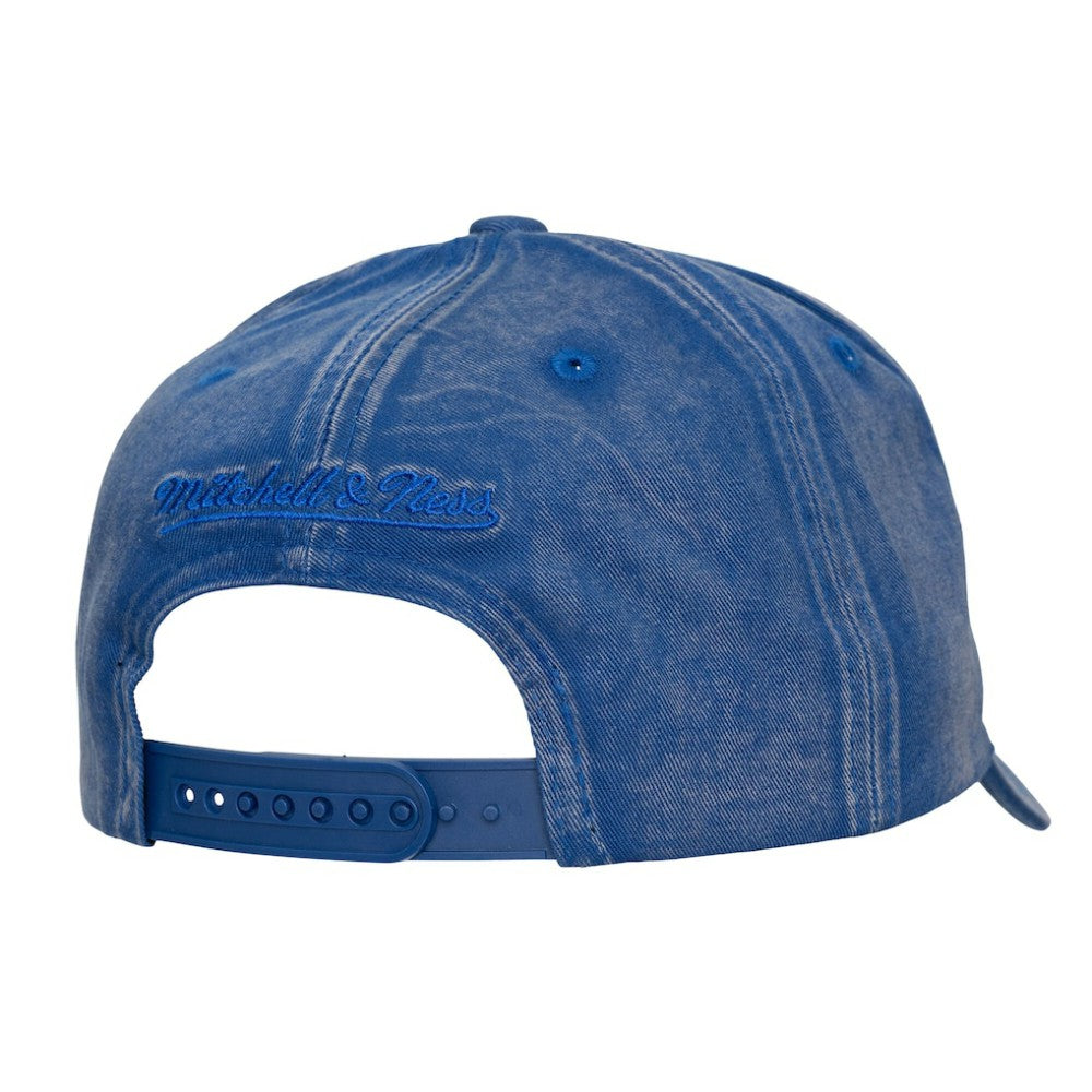 NHL New York Rangers Mitchell & Ness Downtown Snow Wash Pro-Crown Adjustable Hat - Blue