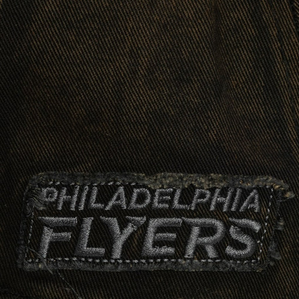 NHL Philadelphia Flyers Mitchell & Ness Downtown Snow Wash Pro-Crown Adjustable Hat - Black