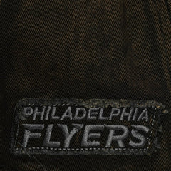 NHL Philadelphia Flyers Mitchell & Ness Downtown Snow Wash Pro-Crown Adjustable Hat - Black