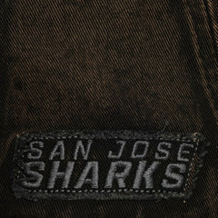 NHL San Jose Sharks Mitchell & Ness Downtown Snow Wash Pro-Crown Adjustable Hat - Black