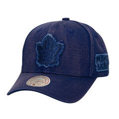 NHL Toronto Maple Leafs Mitchell & Ness Downtown Snow Wash Pro-Crown Adjustable Hat - Navy