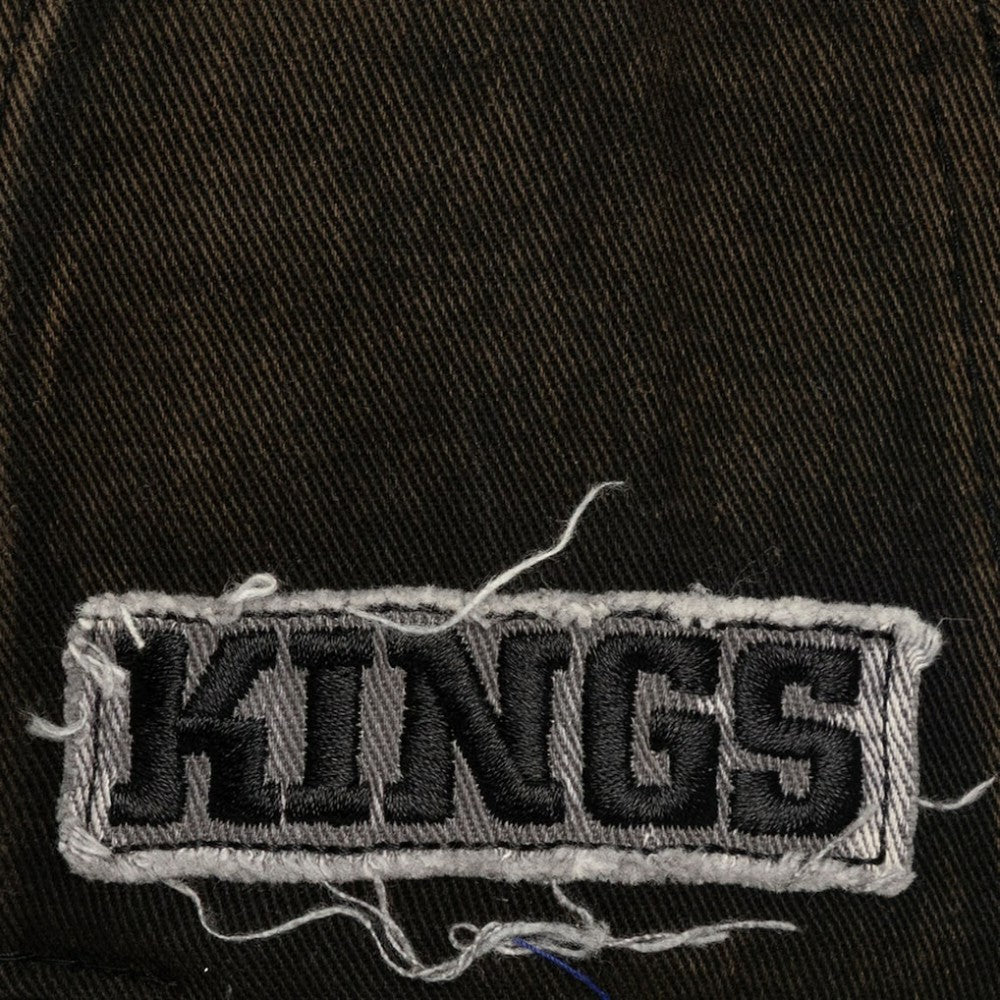 NHL Los Angeles Kings Mitchell & Ness Downtown Snow Wash Pro-Crown Adjustable Hat - Black