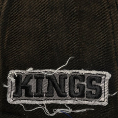 NHL Los Angeles Kings Mitchell & Ness Downtown Snow Wash Pro-Crown Adjustable Hat - Black