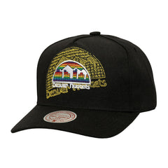 Denver Nuggets Tilted Pro Pinch Adjustable Hat Black