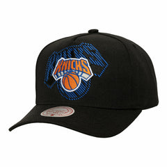 New York Knicks Tilted Pro Pinch Adjustable Hat Black