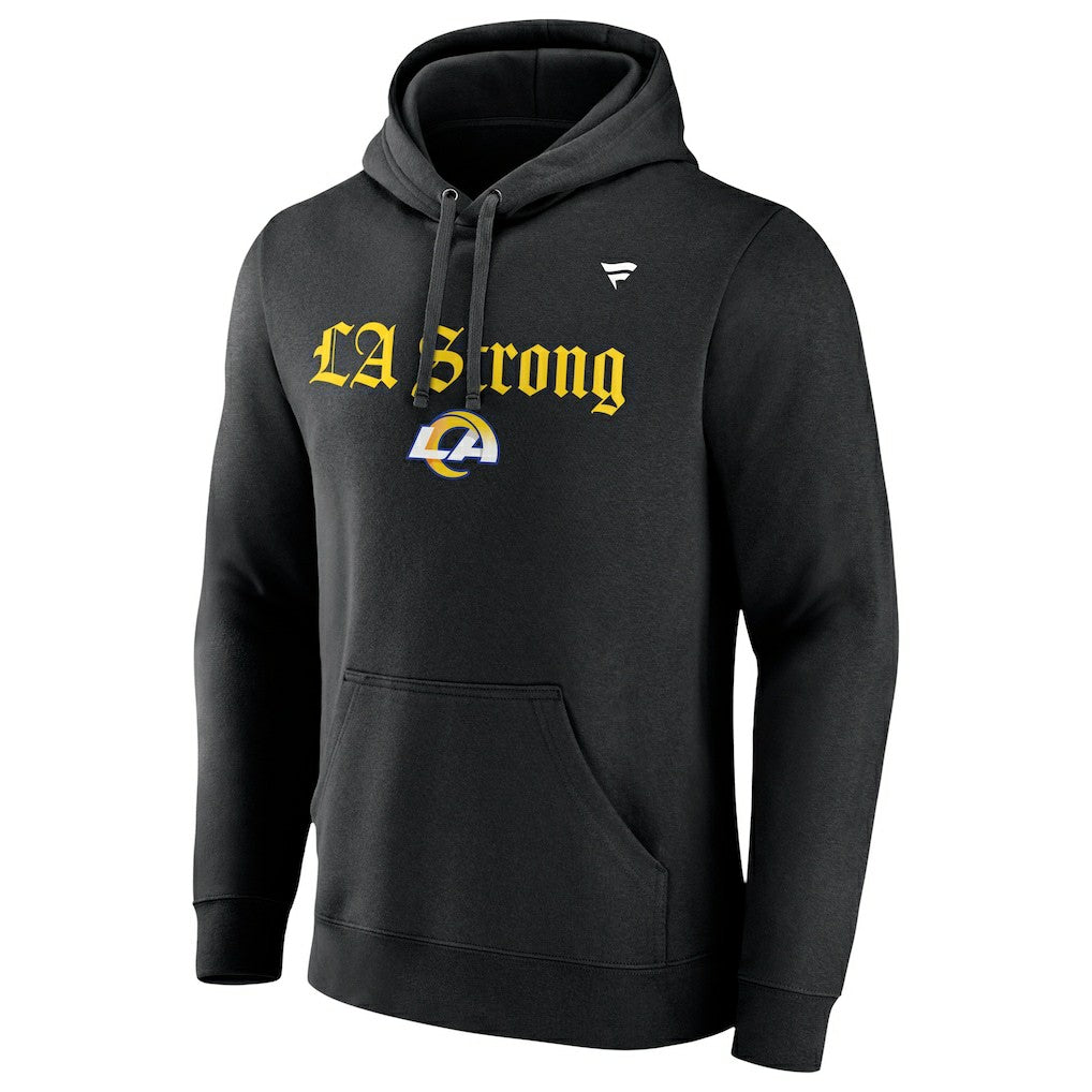 Los Angeles Rams Unisex LA Strong Fleece Pullover Hoodie Black