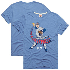 Nolan Ryan Texas Rangers Homage Graphic Player T-Shirt - Light Blue T-shirts