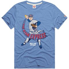 Nolan Ryan Texas Rangers Homage Graphic Player T-Shirt - Light Blue T-shirts