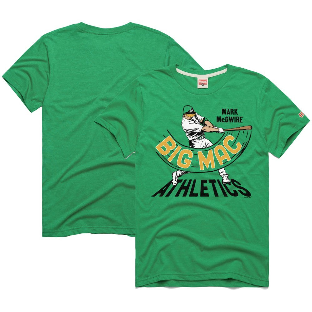 Mark McGwire Athletics Homage Graphic Player T-Shirt - Green T-shirts