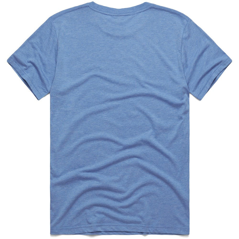 Kirby Puckett Minnesota Twins Homage 1985 Topps Baseball Card Player Tri-Blend T-Shirt - Light Blue T-shirts