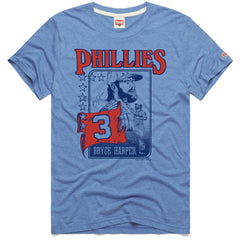 Bryce Harper Philadelphia Phillies Homage Graphic Player T-Shirt - Light Blue T-shirts