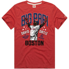 David Ortiz Boston Red Sox Homage Graphic Player T-Shirt - Red T-shirts