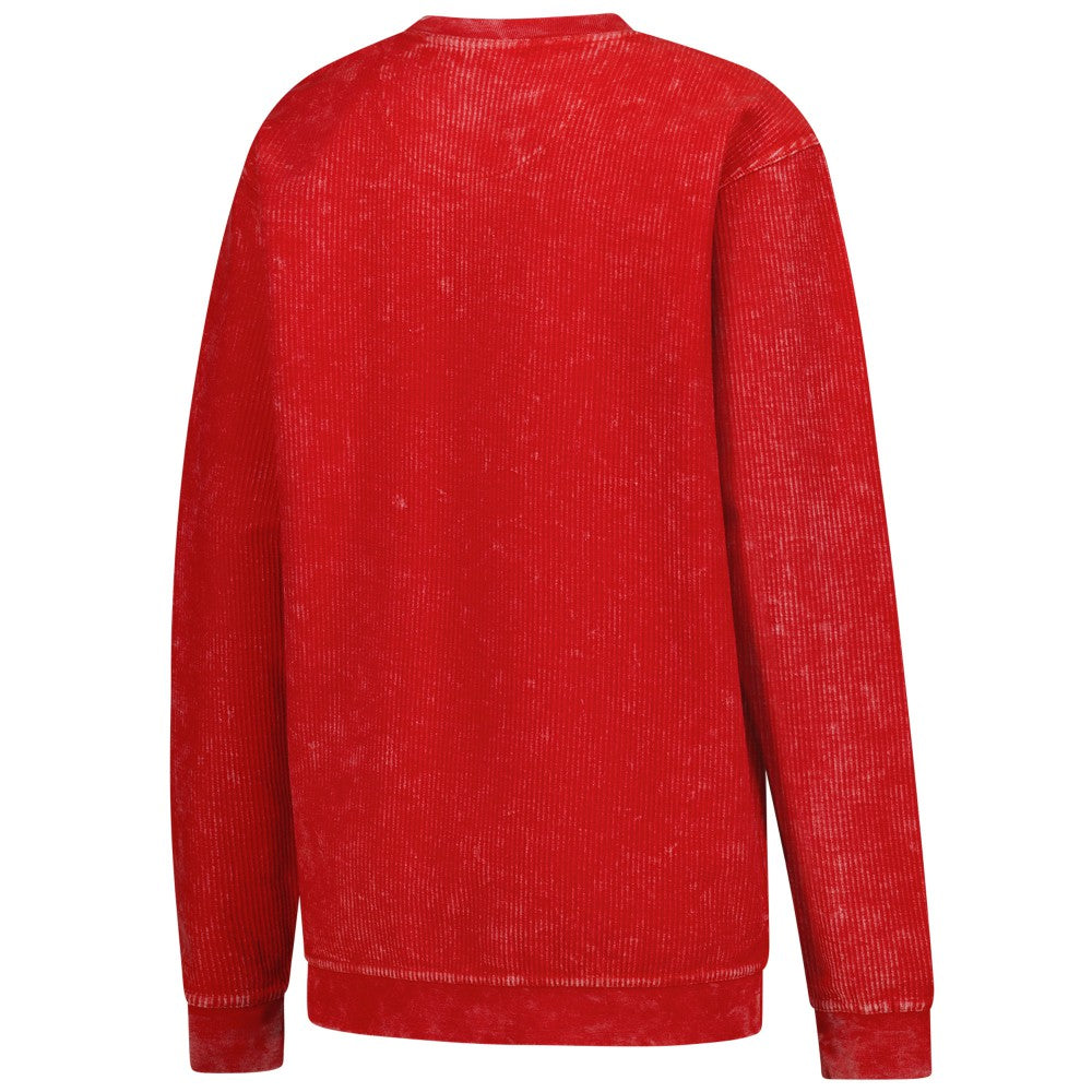 Cincinnati Reds G-III 4Her by Carl Banks Women's Comfy Cord Pullover Sweatshirt - Red Pullover
