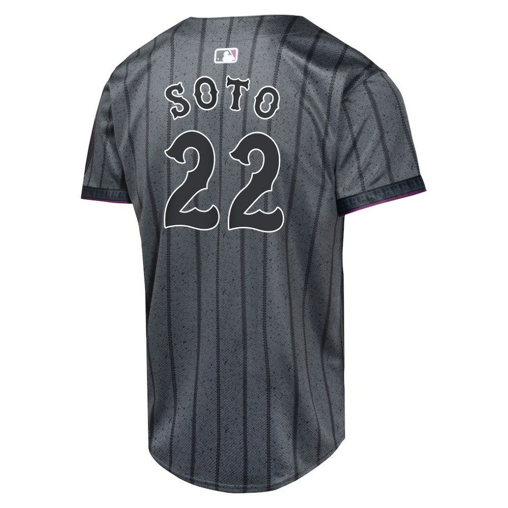 Juan Soto New York Mets Nike Youth City Connect Limited Jersey  - Gray Jerseys