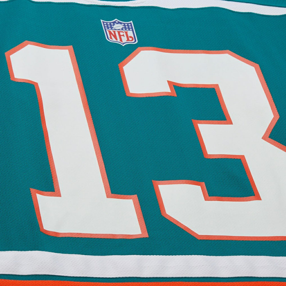 Dan Marino Miami Dolphins Maxxed Out Fashion Hockey Jersey Aqua