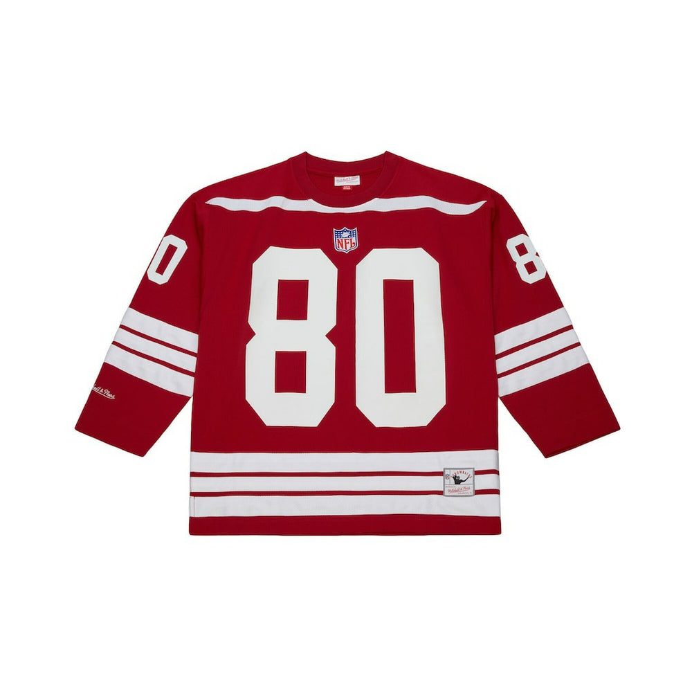 Jerry Rice San Francisco 49ers Maxxed Out Fashion Hockey Jersey Scarlet
