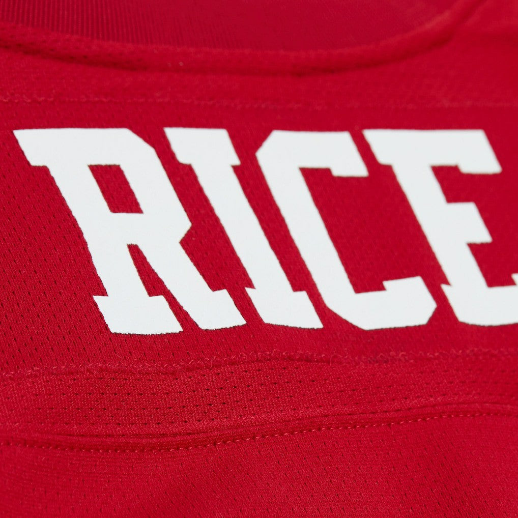 Jerry Rice San Francisco 49ers Maxxed Out Fashion Hockey Jersey Scarlet