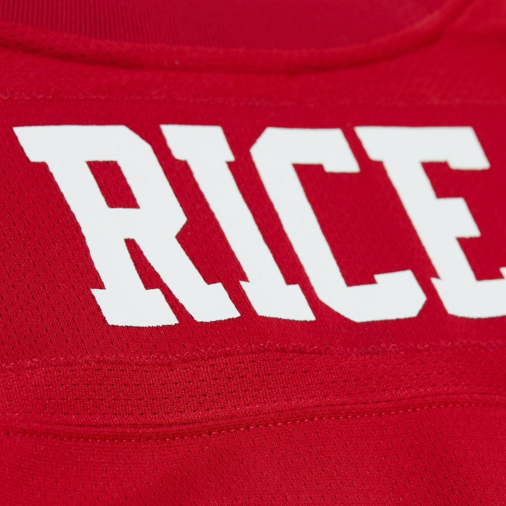 Jerry Rice San Francisco 49ers Maxxed Out Fashion Hockey Jersey Scarlet