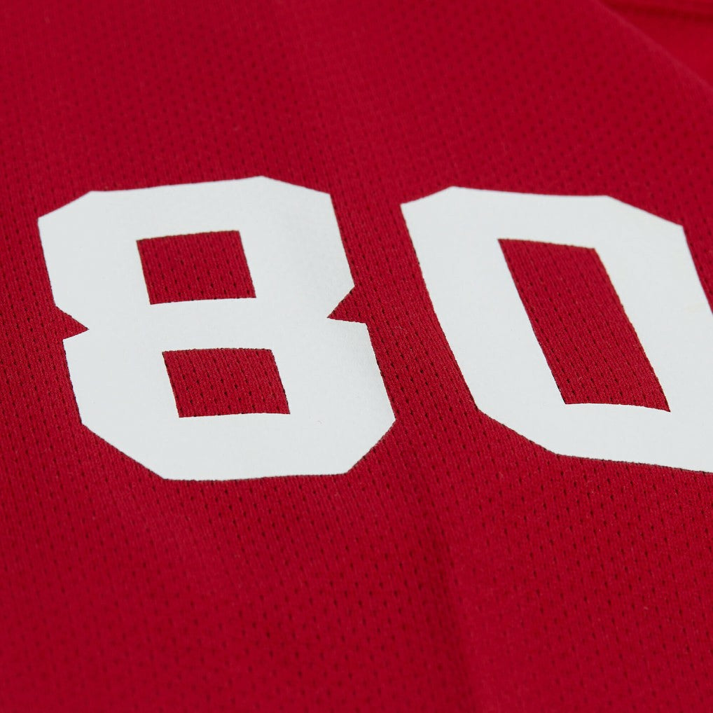 Jerry Rice San Francisco 49ers Maxxed Out Fashion Hockey Jersey Scarlet