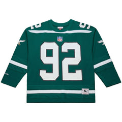 Reggie White Philadelphia Eagles Maxxed Out Fashion Hockey Jersey Kelly Green