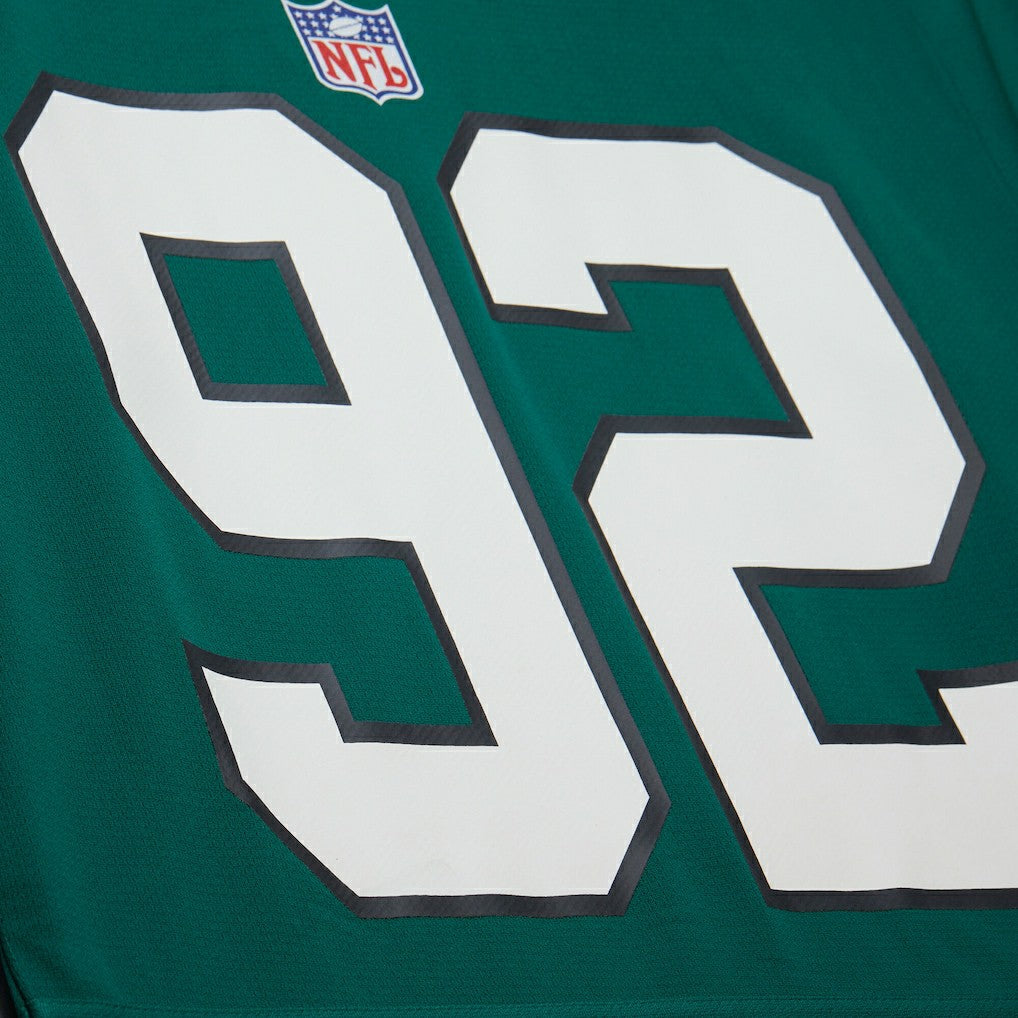 Reggie White Philadelphia Eagles Maxxed Out Fashion Hockey Jersey Kelly Green