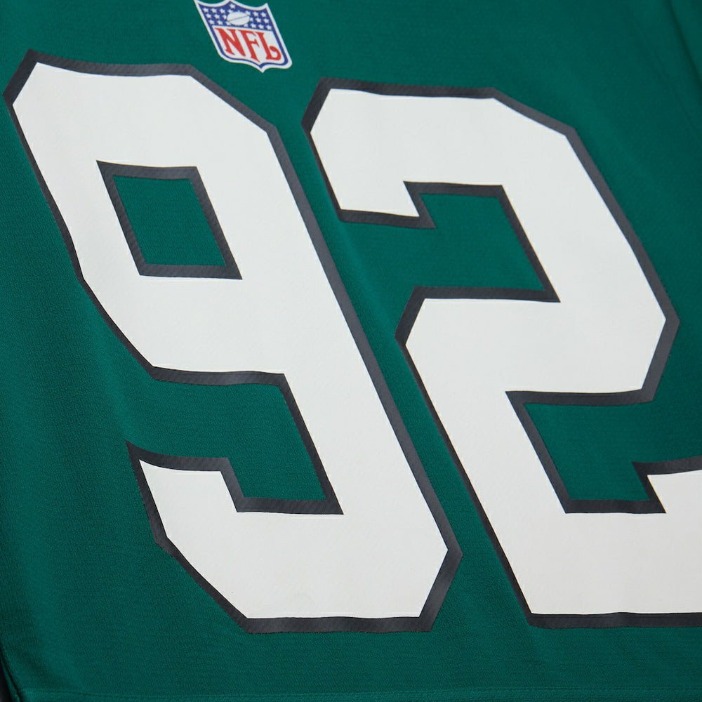 Reggie White Philadelphia Eagles Maxxed Out Fashion Hockey Jersey Kelly Green