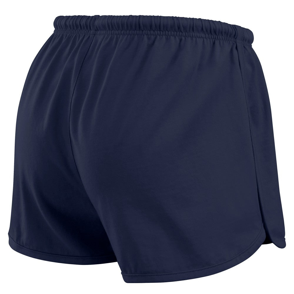 Houston Astros WEAR by Erin Andrews Women's Heavy Rugby Jersey Cropped Long Sleeve T-Shirt & Shorts Lounge Set - Navy Jerseys