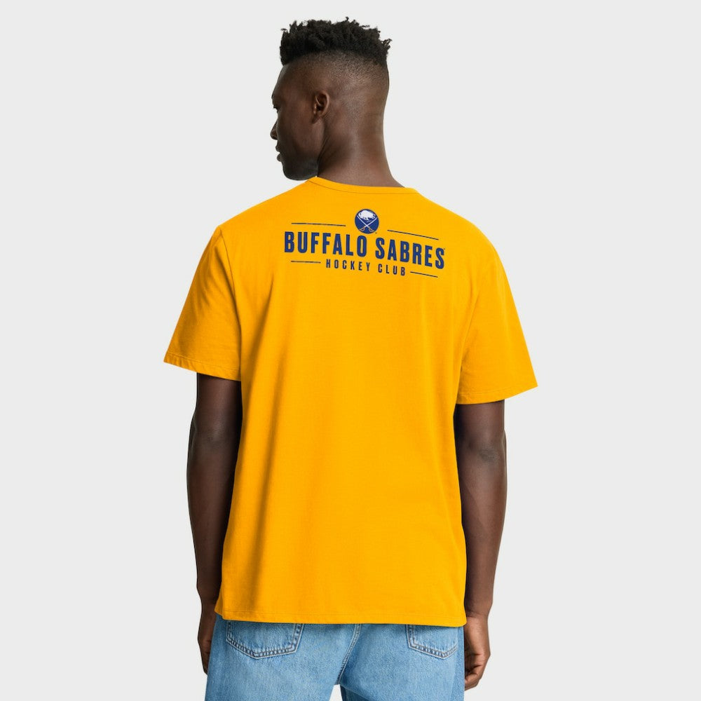 NHL Buffalo Sabres Fanatics Crash The Net Legacy T-Shirt - Gold