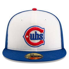 Chicago Cubs New Era Alternate Authentic Collection On-Field 59FIFTY Fitted Hat - White/Royal Hats