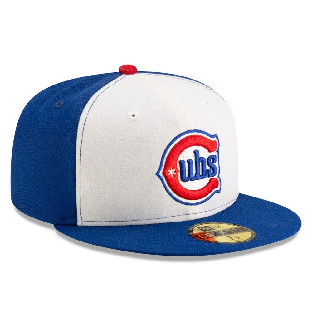 Chicago Cubs New Era Alternate Authentic Collection On-Field 59FIFTY Fitted Hat - White/Royal Hats