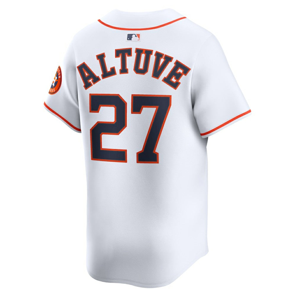 Jose Altuve Houston Astros Nike Home Limited Player Jersey - White Jerseys