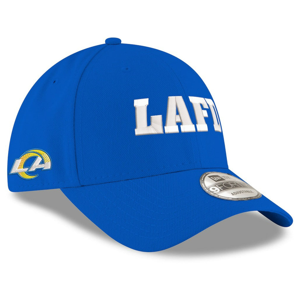 Los Angeles Rams New Era LAFD 9FORTY Adjustable Hat Royal