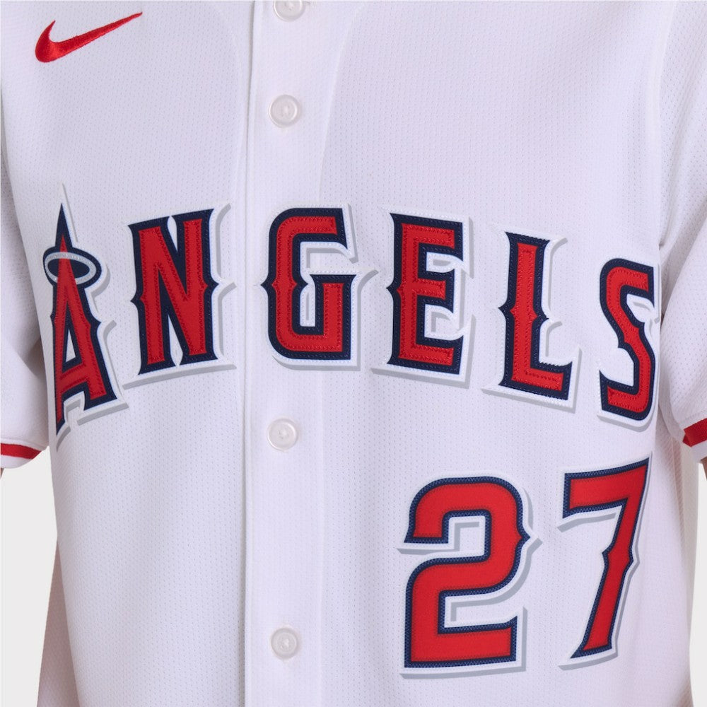 Mike Trout Los Angeles Angels Nike Home Limited Player Jersey - White Jerseys